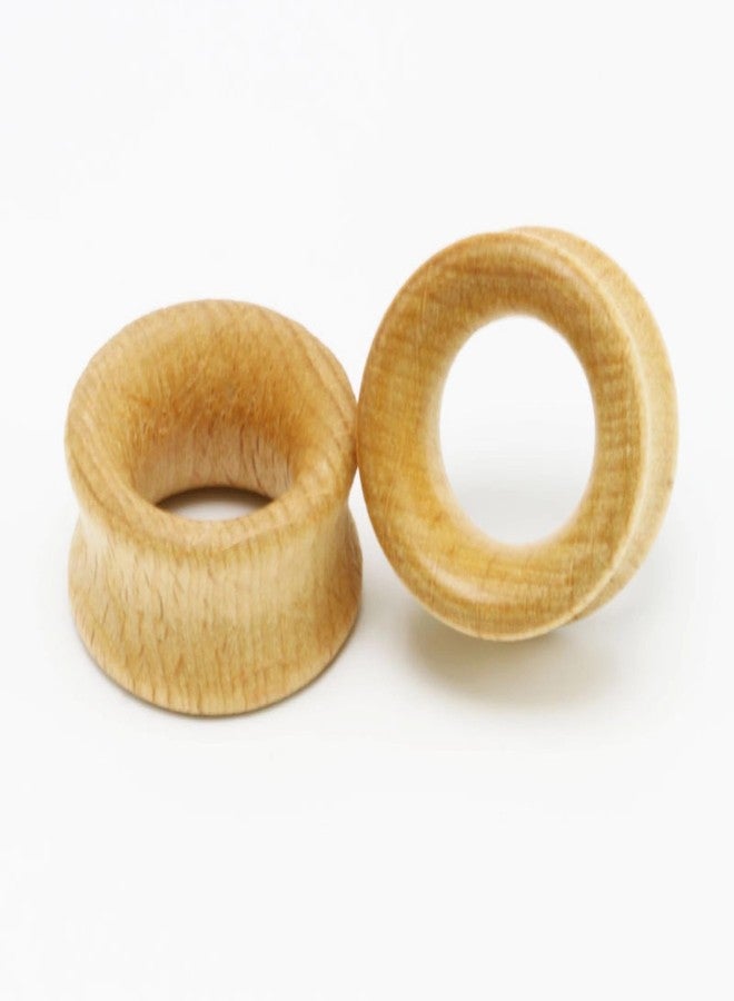 Decentraland Log Color Wood Ear Gauges Vintage Wooden Ring Body Piercings Gauge Ear Plugs Tunnels 3/4"(20mm) - Image 5